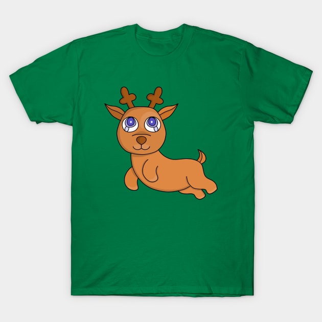 Adorable Reindeer T-Shirt by DiegoCarvalho
